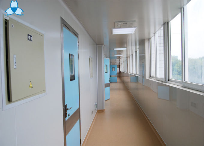 Manueller Schwingen-Krankenhaus-Luftfilter, einzelne Blatt-Krankenhauszimmer-Tür mit Betrachtungs-Fenster 2