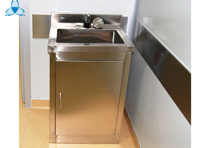 Dauerhafter Krankenhaus-Waschbehälter, einzelne Schüssel-freies stehendes Waschbecken-Kabinett 2